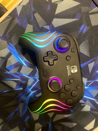 Mando pro nintendo switch con luces