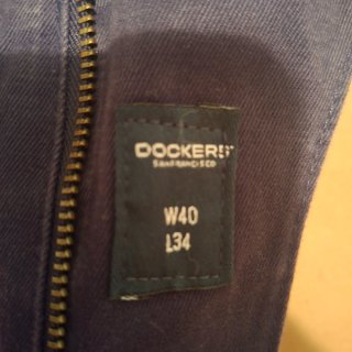 Dockers Pantalones Hombre Azul
