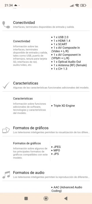 TV LG 32 32LH500D