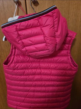 Chaleco plumífero Tommy Hilfiger rosa