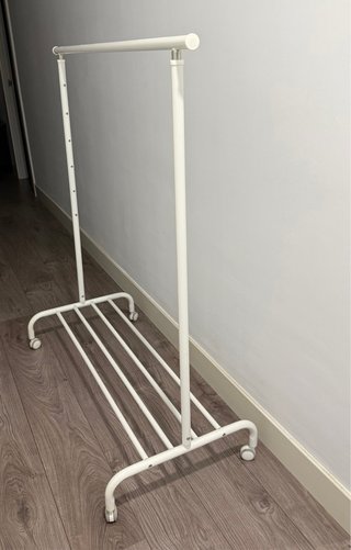 Burro Perchero Ikea RIGGA Blanco