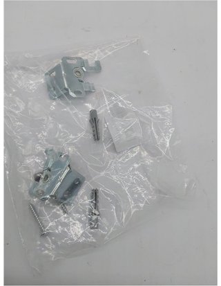 GARDINIA 2 Supporti per persiane con guide superiori da 25 mm - per montaggio a soffitto o a parete - Montaggio con viti e trapano