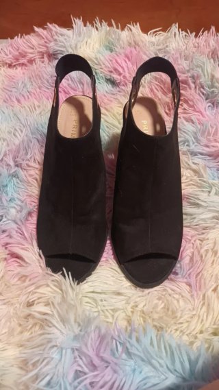 Zapatos abiertos tacón grueso Primark