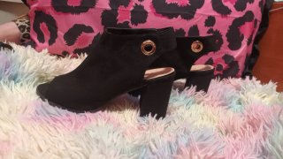 Zapatos abiertos tacón grueso Primark