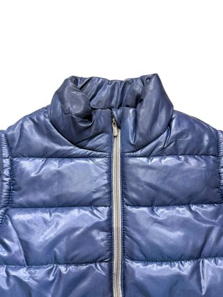 Chaleco acolchado azul niño talla 10-12