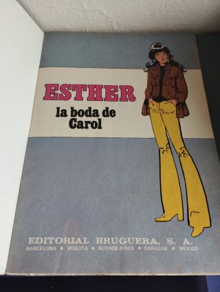Tebeo Esther La boda de Carol