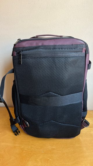 Mochila de cabina granate tamaño bajo asiento