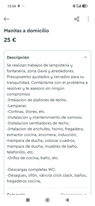 Manitas a domicilio