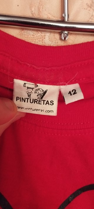 2 Camisetas Rojas Infantiles