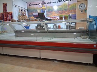 Vitrina de carnicería refrigerada