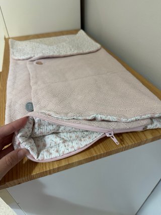 Saco de invierno rosa para capazo
