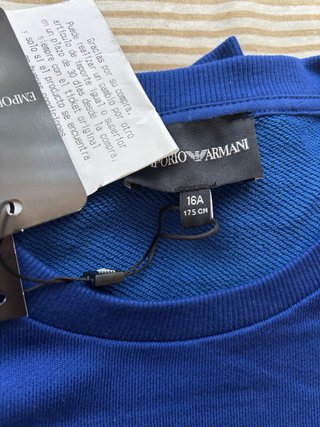 Sudadera Emporio Armani Azul Talla M