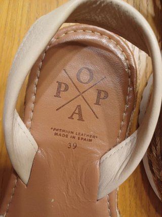 Sandalias POPA Beige/Marrón
