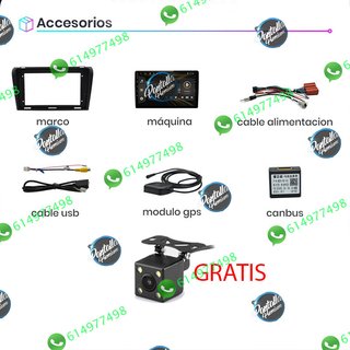Radio Pantalla CARPLAY GPS USB para Mazda 3