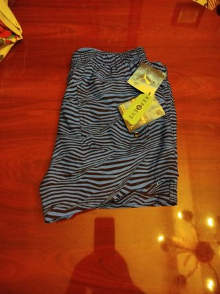 Bañador Puma Hombre Azul y Negro