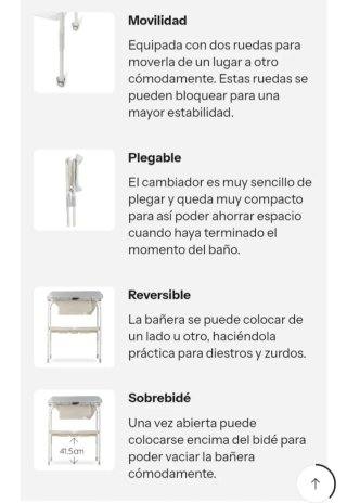 Bañera cambiador Jané Flip planetas