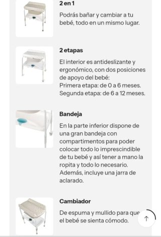 Bañera cambiador Jané Flip planetas