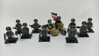 Pack 11 Soldados alemanes WWII compatibles lego
