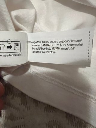 Camiseta Zara Blanca Talla XXL