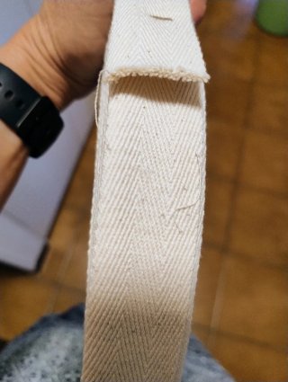 Fettuccia beige in rotolo