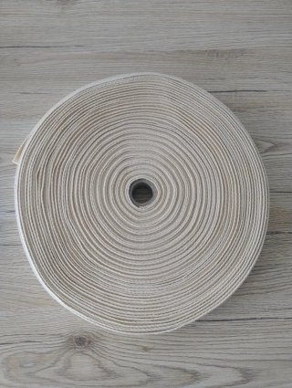 Fettuccia beige in rotolo