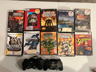 Lote 7 juegos Pc + 2 mandos