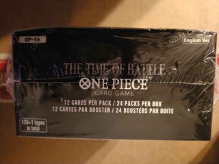 ONE PIECE OP16 Booster Box con rotura de sellado