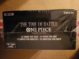 ONE PIECE OP16 Booster Box con rotura de sellado