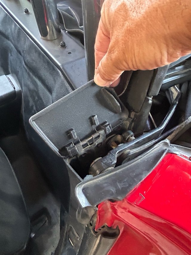 Tapas para bisagras de capota Fiat Barchetta