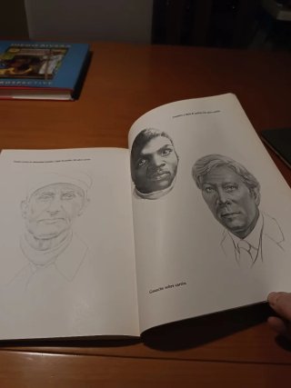 Dibujo anatómico de la cabeza humana.Louise Gordon
