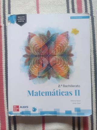 Matemáticas 2.º Bachillerato