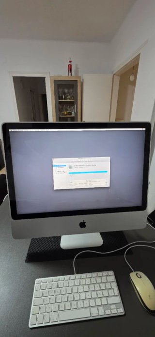Apple Mac Sobremesa Plata/Negro 24"