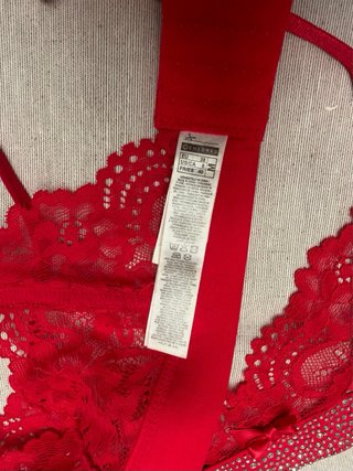 Cinturón Lencería Rojo Brillante sexy