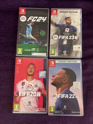 Lote 4 Juegos Nintendo Switch: FC 24, FIFA