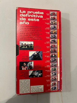 VHS Masterbike Motociclismo 2001 Pirelli