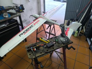 Joystick para avión RC