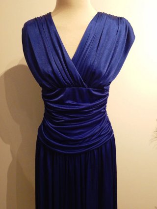 Abito vintage blu