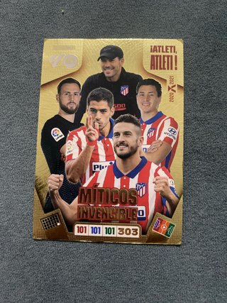Cromo Miticos Invencibles Atleti