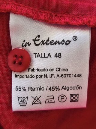 Vestido camisero de In Extenso. Talla XL