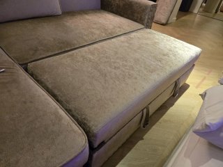 Sofá Cama Chaise Longue con Almacenaje