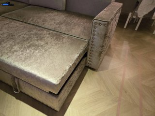 Sofá Cama Chaise Longue con Almacenaje