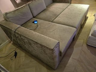 Elegante y único Sofá Cama Chaise Longue almacenaj