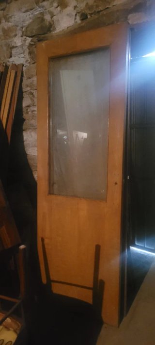 Puerta de interior con cristal