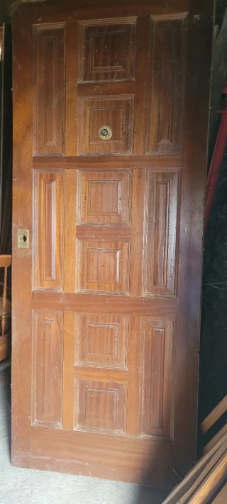 Puerta de interior con cristal