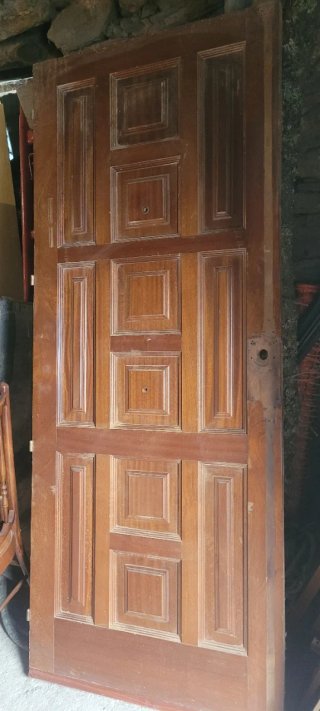 Puerta de interior con cristal