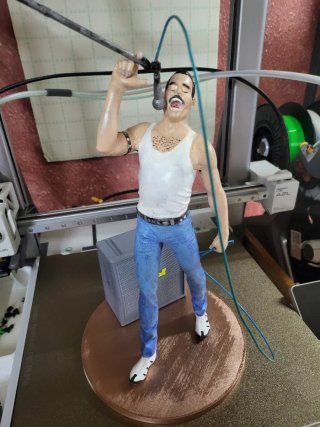 Figuras Michael Jackson y Freddie Mercury