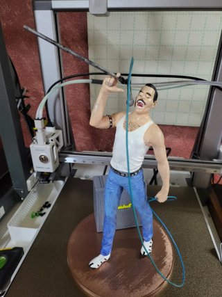 Figuras Michael Jackson y Freddie Mercury