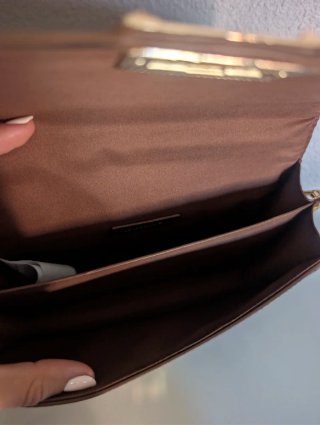 Bolso marrón Pimkie efecto piel cocodrilo
