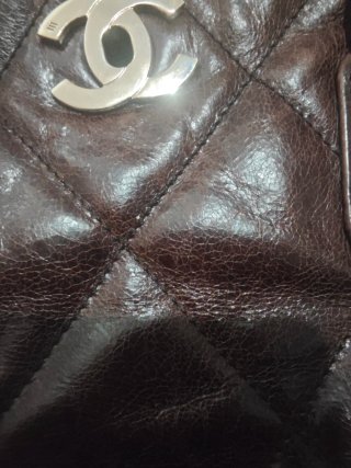 Bolso Chanel Marrón piel suave acolchada