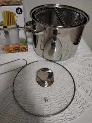Pentola Spaghetti Everyday 6L Acciaio Inox